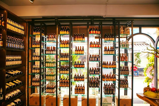 Các loại bia được trưng bày tại Anchor