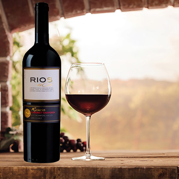 Rượu vang Rios Reserva Cabernet Sauvignon - Rượu vang đỏ Chile loại nào ngon